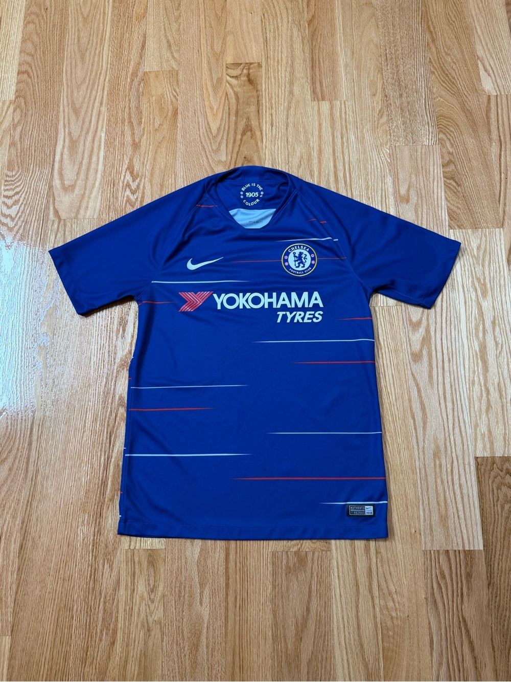 Chelsea Futbol Soccer Jersey Authentic Nike Mens Size Small 2018